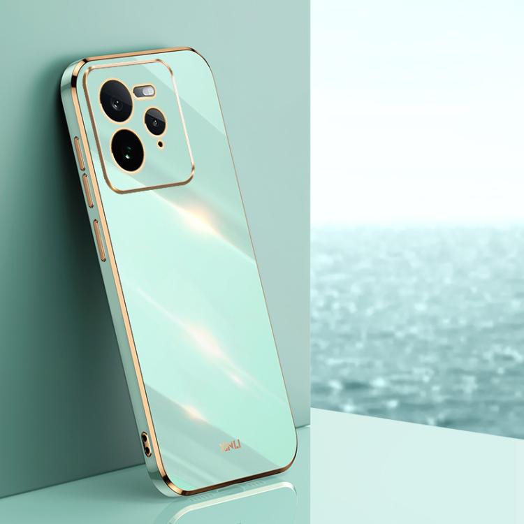Custodia per telefono in TPU elettrolitico 6D con bordo dritto XINLI, For Realme GT 7 Pro 5G, For Realme Note 60 4G, For Realme 13 Pro Global