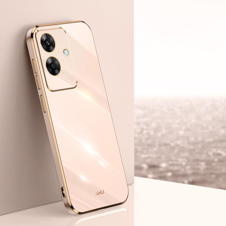 Custodia per telefono in TPU elettrolitico 6D con bordo dritto XINLI, For Realme GT 7 Pro 5G, For Realme Note 60 4G, For Realme 13 Pro Global