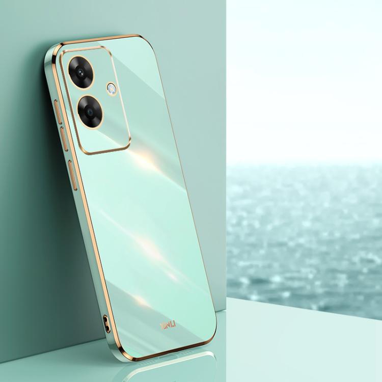 Custodia per telefono in TPU elettrolitico 6D con bordo dritto XINLI, For Realme GT 7 Pro 5G, For Realme Note 60 4G, For Realme 13 Pro Global
