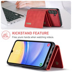 Custodia portafoglio Samsung Galaxy con slot carte e chiusura mag