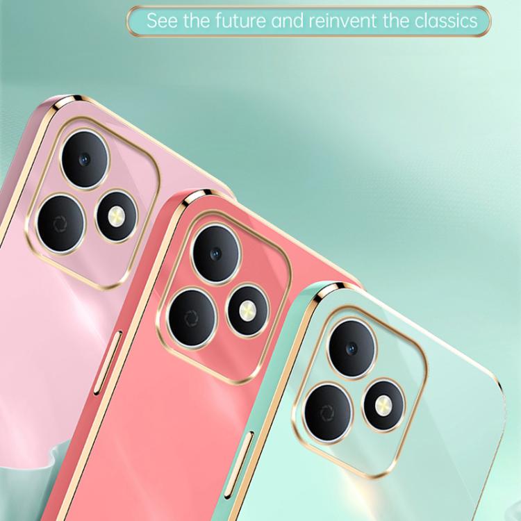 XINLI custodia per telefono in TPU elettrolitico con bordo dritto 6D con supporto per anello, For Realme Note 80 4G, For Realme 16 Pro 5G, For Realme GT 8 Pro 5G