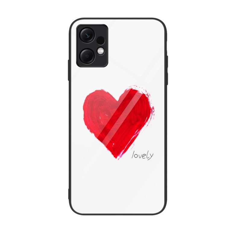 Custodia per telefono in vetro verniciato colorato, For Xiaomi Redmi Note 12 4G Global