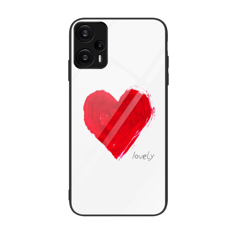 Custodia per telefono in vetro verniciato colorato, For Xiaomi Redmi Note 12 Turbo