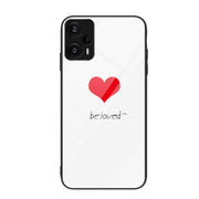 Custodia per telefono in vetro verniciato colorato, For Xiaomi Redmi Note 12 Turbo