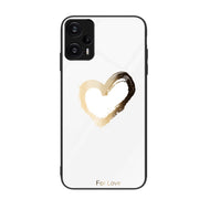 Custodia per telefono in vetro verniciato colorato, For Xiaomi Redmi Note 12 Turbo