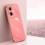 Custodia per telefono in TPU elettrolitico 6D con bordo dritto XINLI, For vivo Y78+, For vivo iQOO Pro