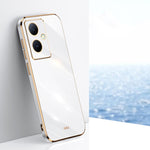 Custodia per telefono in TPU elettrolitico 6D con bordo dritto XINLI, For vivo Y78+, For vivo iQOO Pro