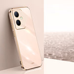 Custodia per telefono in TPU elettrolitico 6D con bordo dritto XINLI, For vivo Y78+, For vivo iQOO Pro