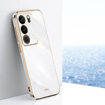Custodia per telefono in TPU elettrolitico 6D con bordo dritto XINLI, For vivo Y35M+, For vivo S17, For vivo S17e