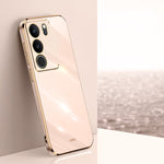 Custodia per telefono in TPU elettrolitico 6D con bordo dritto XINLI, For vivo Y35M+, For vivo S17, For vivo S17e