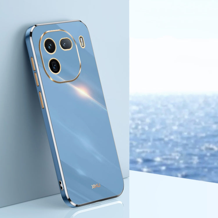 Custodia per telefono in TPU elettrolitico 6D con bordo dritto XINLI, For vivo iQOO 12 Pro 5G, For vivo iQOO 12 5G, For vivo Y17S 4G