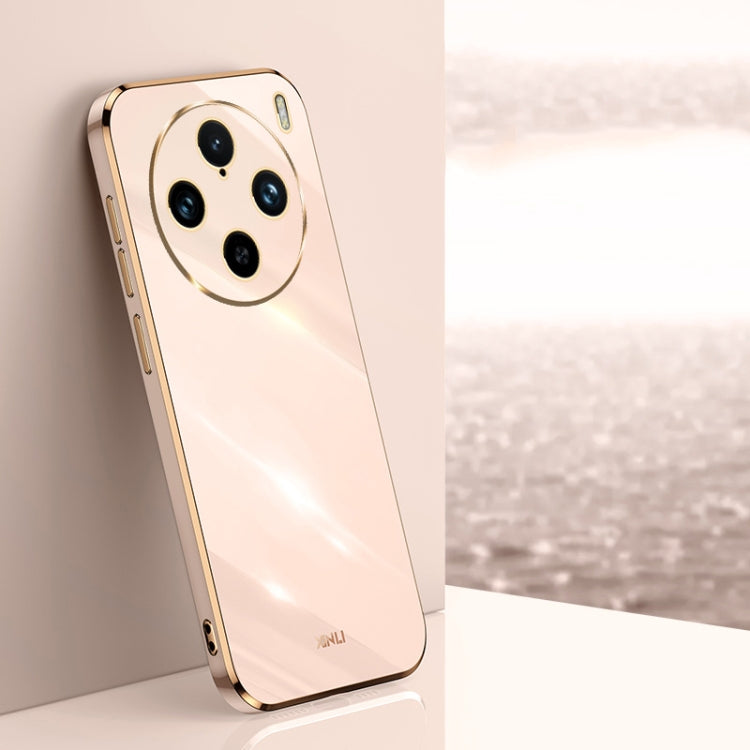 Custodia per telefono in TPU elettrolitico 6D con bordo dritto XINLI, For vivo S18 Pro, For vivo S18e, For vivo X100 Pro 5G