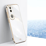 Custodia per telefono in TPU elettrolitico 6D con bordo dritto XINLI, For vivo V50 Lite, For vivo V50, For vivo Y300 Pro