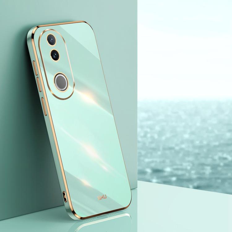 Custodia per telefono in TPU elettrolitico 6D con bordo dritto XINLI, For vivo V50 Lite, For vivo V50, For vivo Y300 Pro