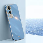 Custodia per telefono in TPU elettrolitico 6D con bordo dritto XINLI, For vivo V50 Lite, For vivo V50, For vivo Y300 Pro