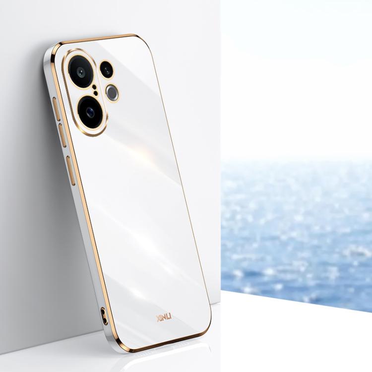 Custodia per telefono in TPU elettrolitico 6D con bordo dritto XINLI, For vivo S30 Pro mini 5G, For vivo S30 5G, For vivo X200 Ultra