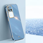 Custodia per telefono in TPU elettrolitico 6D con bordo dritto XINLI, For vivo S18 Pro, For vivo S18e, For vivo X100 Pro 5G