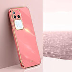 Custodia per telefono in TPU elettrolitico 6D con bordo dritto XINLI, For vivo S18 Pro, For vivo S18e, For vivo X100 Pro 5G