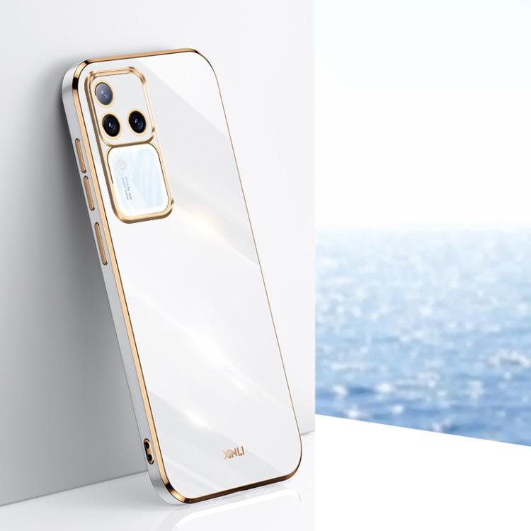 Custodia per telefono in TPU elettrolitico 6D con bordo dritto XINLI, For vivo S18 Pro, For vivo S18e, For vivo X100 Pro 5G