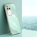 Custodia per telefono in TPU elettrolitico 6D con bordo dritto XINLI, For vivo S18 Pro, For vivo S18e, For vivo X100 Pro 5G