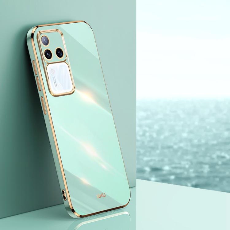 Custodia per telefono in TPU elettrolitico 6D con bordo dritto XINLI, For vivo S18 Pro, For vivo S18e, For vivo X100 Pro 5G