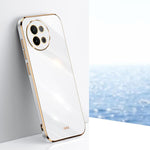 Custodia per telefono in TPU elettrolitico 6D con bordo dritto XINLI, For vivo S18 Pro, For vivo S18e, For vivo X100 Pro 5G