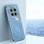 Custodia per telefono in TPU elettrolitico 6D con bordo dritto XINLI, For vivo X300 Pro, For vivo X300 5G, For vivo V60 Lite 5G