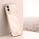 Custodia per telefono in TPU elettrolitico 6D con bordo dritto XINLI, For vivo Y600 Pro 5G, For vivo V70 FE 5G, For vivo X300 Ultra