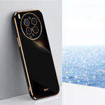 Custodia per telefono in TPU elettrolitico 6D con bordo dritto XINLI, For vivo Y600 Pro 5G, For vivo V70 FE 5G, For vivo X300 Ultra