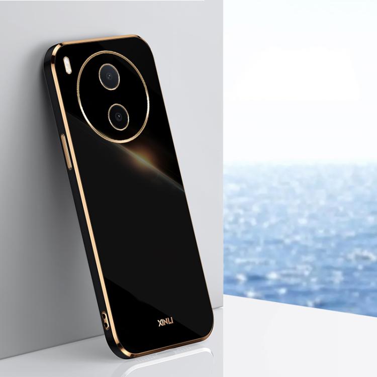 Custodia per telefono in TPU elettrolitico 6D con bordo dritto XINLI, For vivo Y600 Pro 5G, For vivo V70 FE 5G, For vivo X300 Ultra