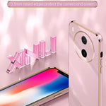 Custodia per telefono in TPU elettrolitico 6D con bordo dritto XINLI, For vivo Y600 Pro 5G, For vivo V70 FE 5G, For vivo X300 Ultra