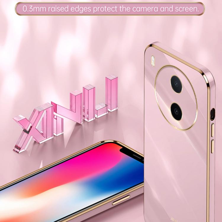 Custodia per telefono in TPU elettrolitico 6D con bordo dritto XINLI, For vivo Y600 Pro 5G, For vivo V70 FE 5G, For vivo X300 Ultra