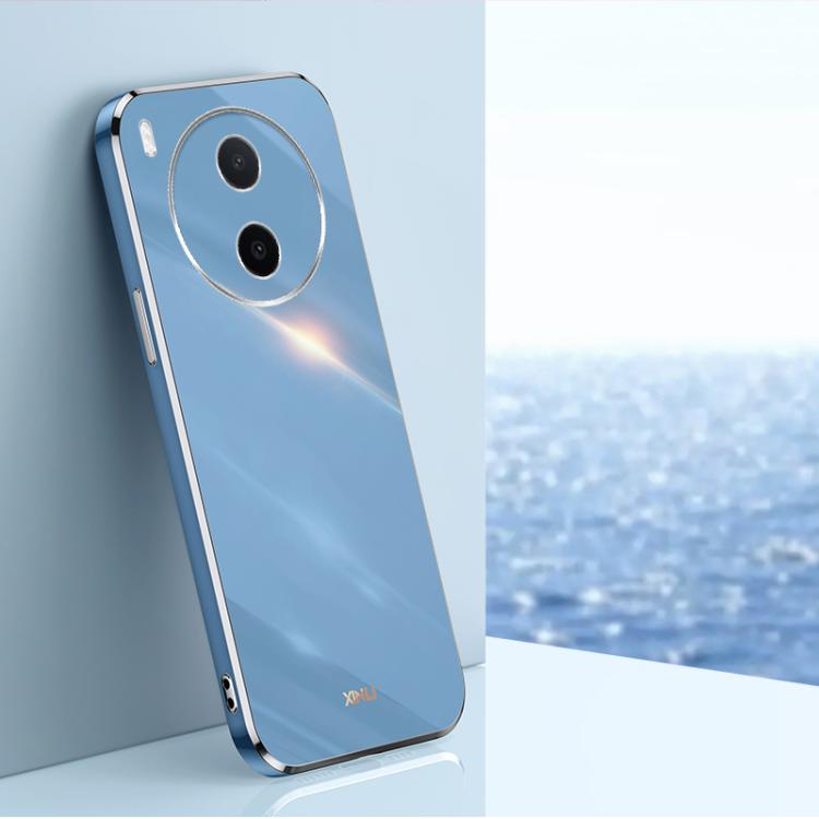 Custodia per telefono in TPU elettrolitico 6D con bordo dritto XINLI, For vivo Y600 Pro 5G, For vivo V70 FE 5G, For vivo X300 Ultra