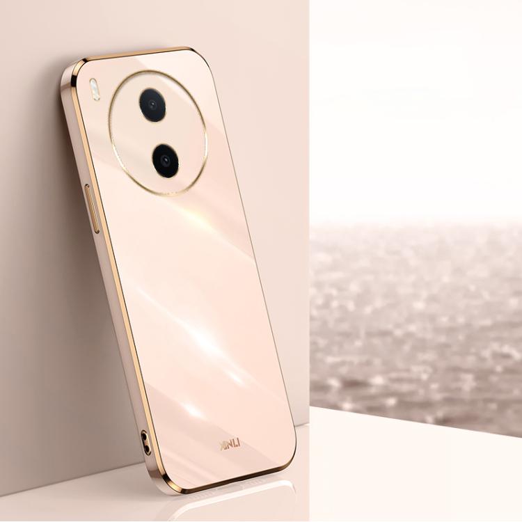 Custodia per telefono in TPU elettrolitico 6D con bordo dritto XINLI, For vivo Y600 Pro 5G, For vivo V70 FE 5G, For vivo X300 Ultra