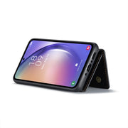 Custodia portafoglio Samsung Galaxy A54 5G in pelle e TPU