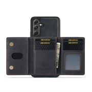 Custodia portafoglio Samsung Galaxy A54 5G in pelle e TPU
