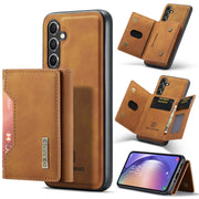 Custodia portafoglio Samsung Galaxy A54 5G in pelle e TPU