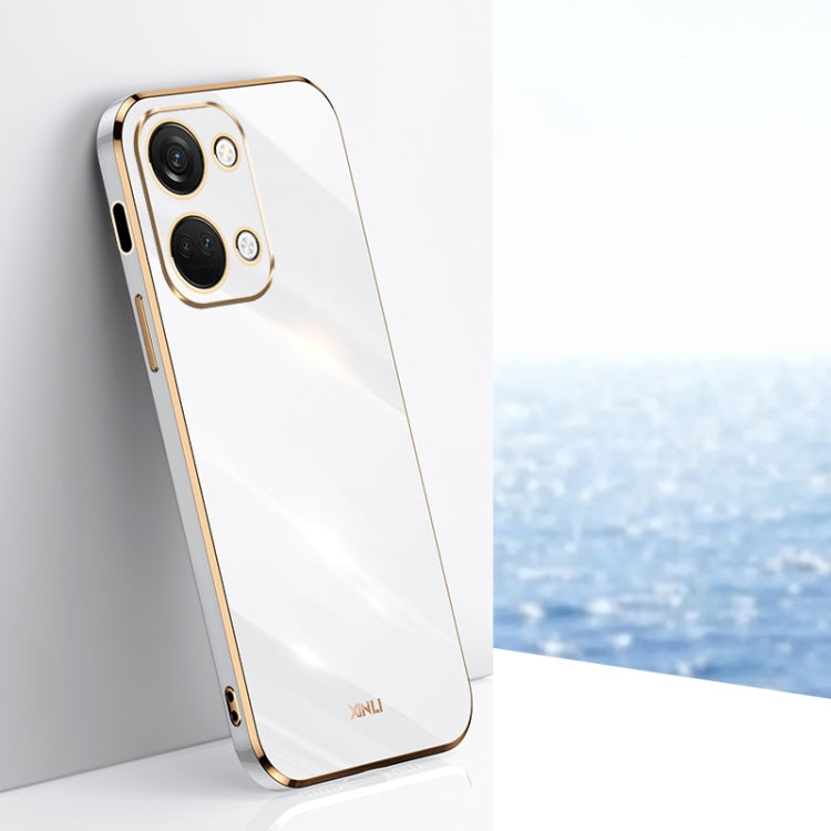 Custodia per telefono in TPU elettrolitico 6D con bordo dritto XINLI, For OnePlus 12, For OnePlus Ace 2V