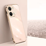 Custodia per telefono in TPU elettrolitico 6D con bordo dritto XINLI, For OnePlus 12, For OnePlus Ace 2V