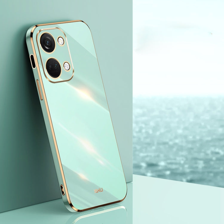 Custodia per telefono in TPU elettrolitico 6D con bordo dritto XINLI, For OnePlus 12, For OnePlus Ace 2V