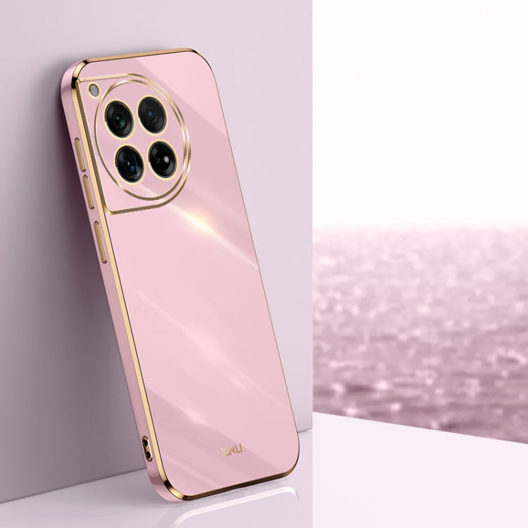 Custodia per telefono in TPU elettrolitico 6D con bordo dritto XINLI, For OnePlus 12, For OnePlus Ace 2V