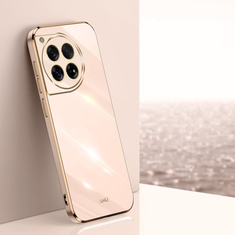 Custodia per telefono in TPU elettrolitico 6D con bordo dritto XINLI, For OnePlus 12, For OnePlus Ace 2V