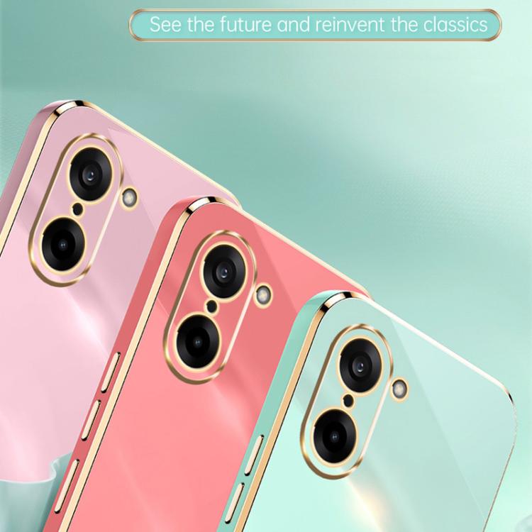 Custodia per telefono in TPU elettrolitico 6D con bordo dritto XINLI, For OnePlus Ace 5 Racing, For OnePlus 13T, For OnePlus Ace 3