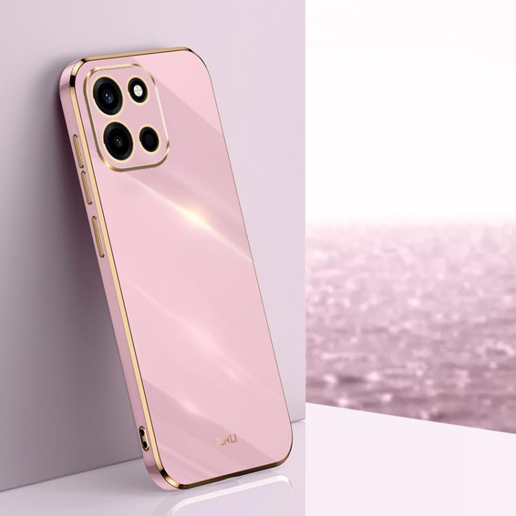 Custodia per telefono in TPU elettrolitico 6D con bordo dritto XINLI, For OnePlus Turbo 6, For OnePlus 15 5G, For OnePlus Ace 5 Ultra