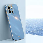 Custodia per telefono in TPU elettrolitico 6D con bordo dritto XINLI, For OnePlus Turbo 6, For OnePlus 15 5G, For OnePlus Ace 5 Ultra