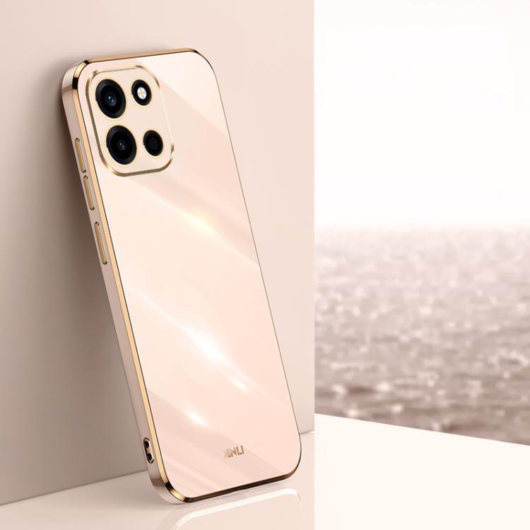 Custodia per telefono in TPU elettrolitico 6D con bordo dritto XINLI, For OnePlus Turbo 6, For OnePlus 15 5G, For OnePlus Ace 5 Ultra