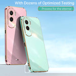 Custodia per telefono in TPU elettrolitico 6D con bordo dritto XINLI, For Honor X50i 5G