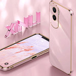 Custodia per telefono in TPU elettrolitico 6D con bordo dritto XINLI, For Honor X50i 5G