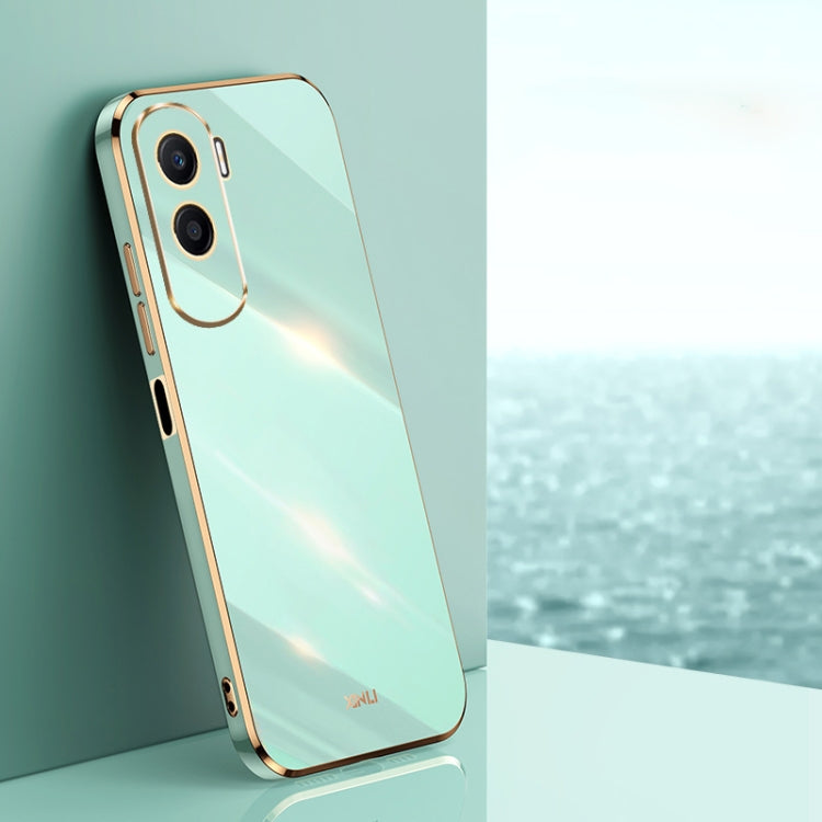 Custodia per telefono in TPU elettrolitico 6D con bordo dritto XINLI, For Honor X50i 5G