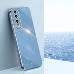 Custodia per telefono in TPU elettrolitico 6D con bordo dritto XINLI, For Honor Play 50 Plus 5G, For Honor 90 Pro, For Honor 90